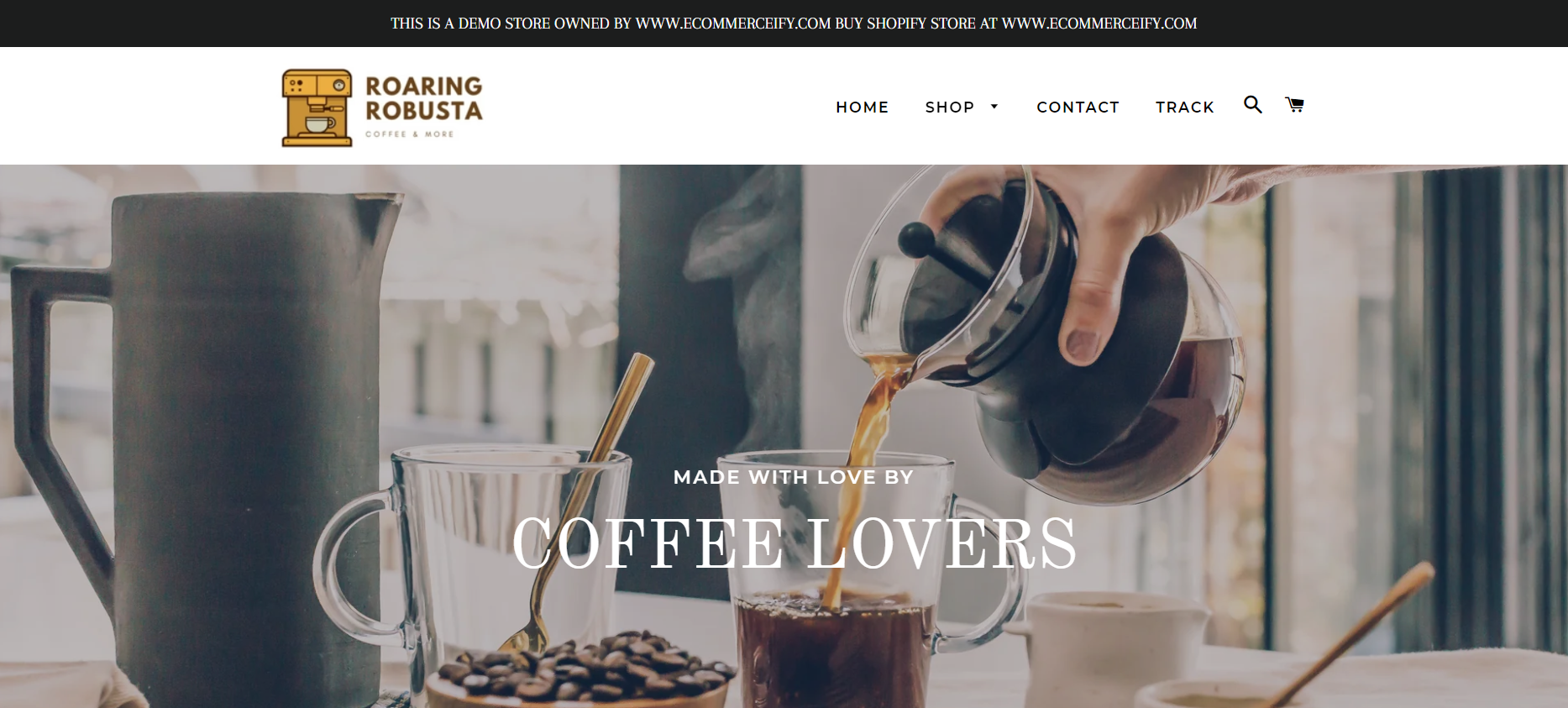 Basic - Coffee Products Niche Pre-Built Store